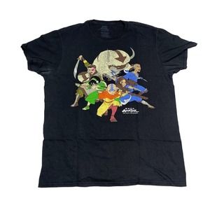 Avatar The Last Airbender Graphic Tee Thrifted Vintage Style Size L
